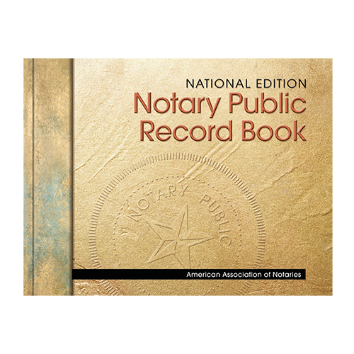 New Mexico Notary Public Record Book (Journal) - Stone Cover
