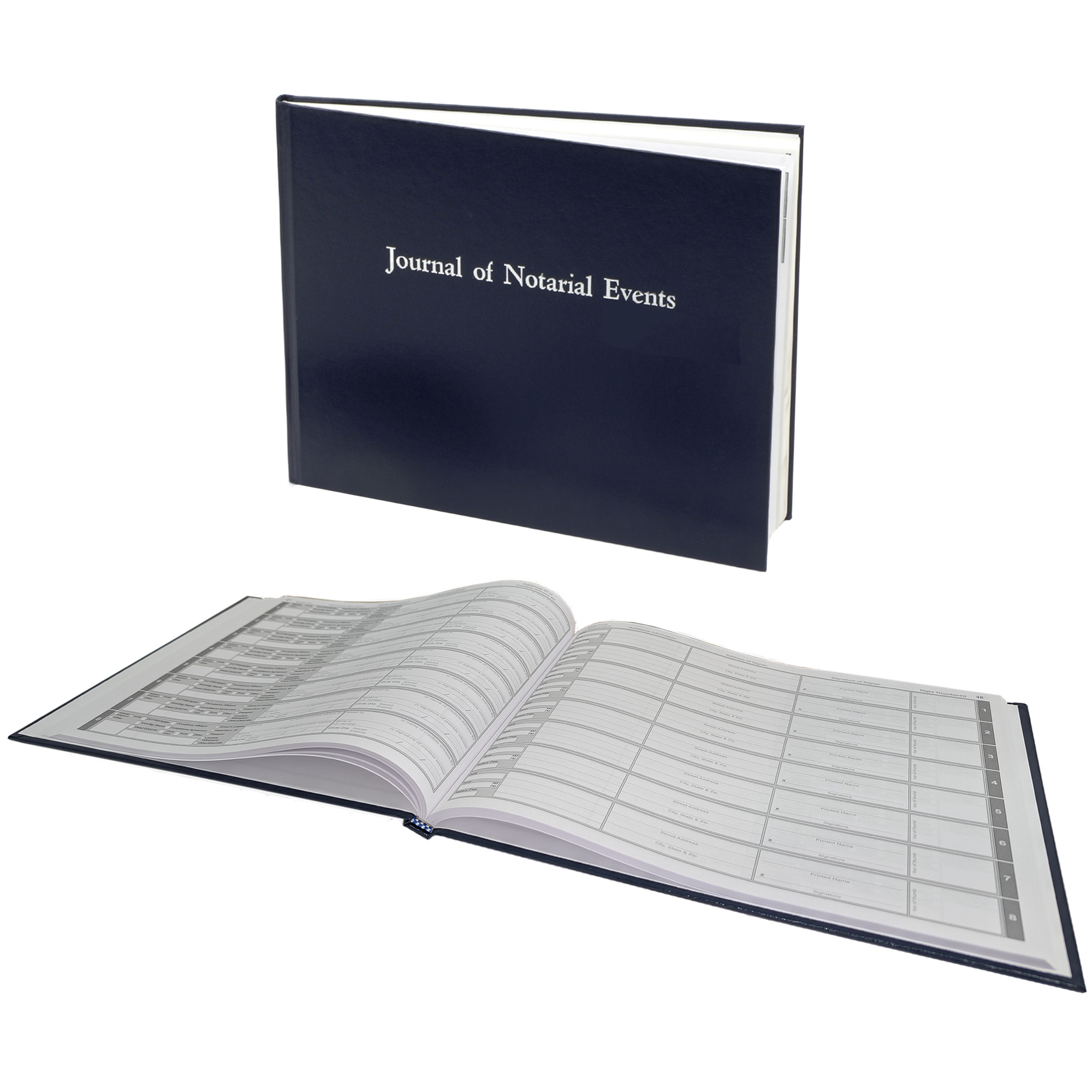 New Mexico Hard Cover Notary Public Journal - 488 Entries