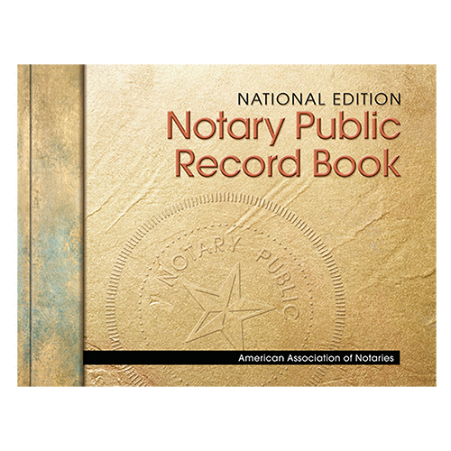 New Mexico Perfectly Bound Notary Public Journal (Record Book) - Stone Cover