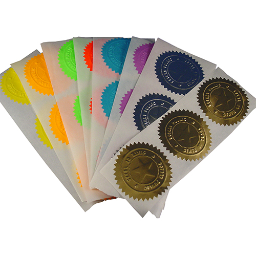 Self-adhesive New Mexico Foil Notary Seals