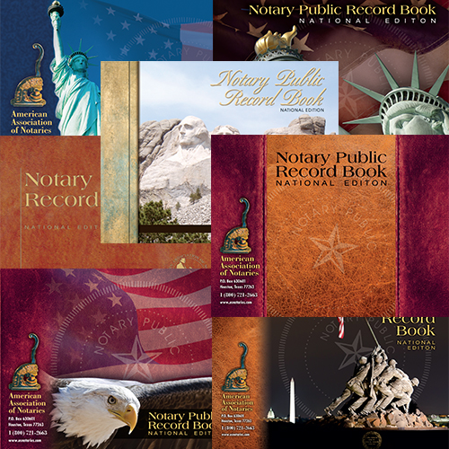 New Mexico Notary Record Book (Journal) - 242 entries with thumbprint space