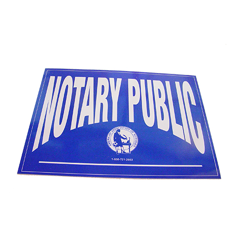 New Mexico Notary Public Decals