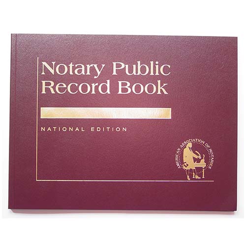 New Mexico Contemporary Notary Record Book (Journal) - with thumbprint space